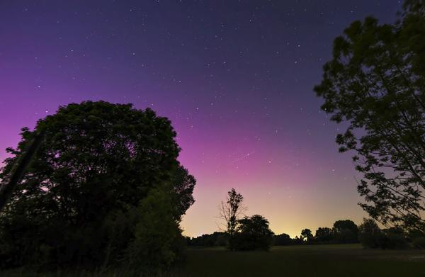 Polarlichter Leinemasch, picture © D. Herrmann 2024